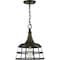 Progress Lighting Bastille Collection Aged Brass One-Light Pendant P500236-161 - alternate 3
